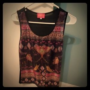 Sleeveless dressy blouse